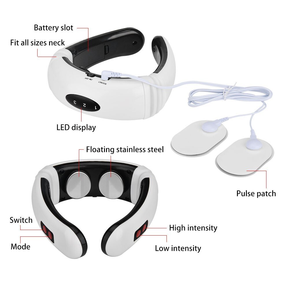 Electric Neck Massager Infrared Heating For Pain Relief Electric Neck Massager Infrared Heating For Pain Relief